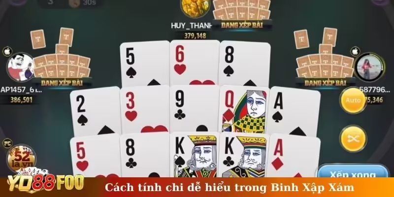 Cách tính chi dễ hiểu trong Binh Xập Xám