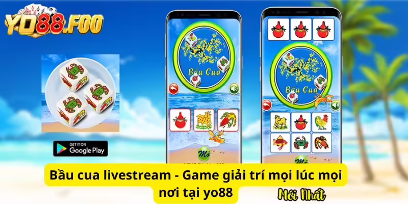 Bầu cua livestream - Game giải trí mọi lúc mọi nơi tại yo88