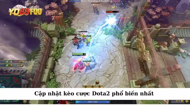 Cập nhật kèo cược Dota2 phổ biến nhất
