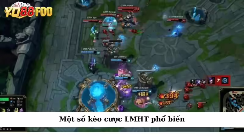 Một số kèo cược LMHT phổ biến