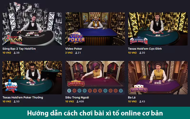 Thuật ngữ và cách chơi bài xì tố chuẩn nhất cho các cược thủ